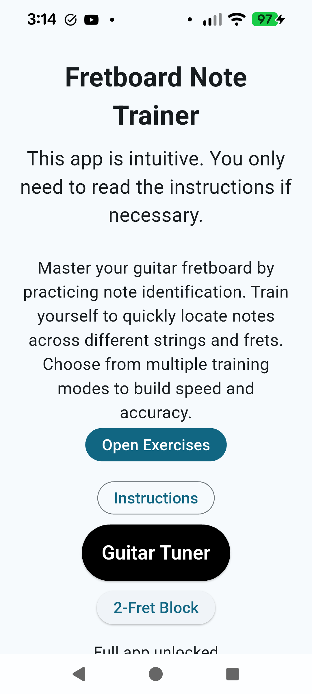 Fretboard Note Trainer screenshot 1